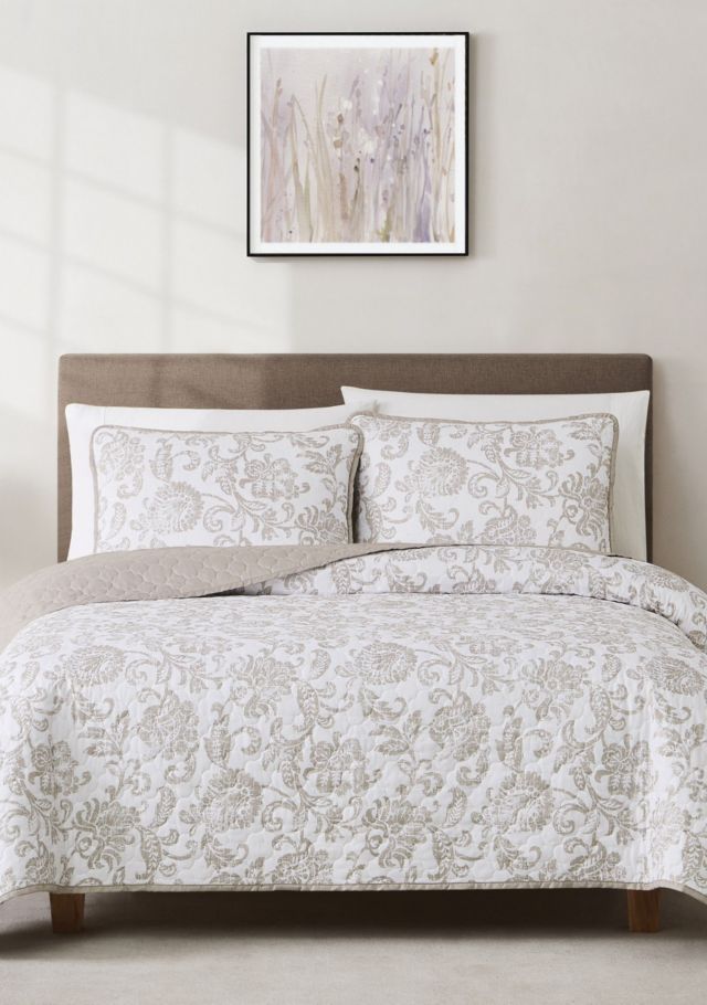 White and Taupe