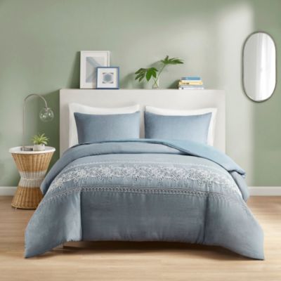 Bree Embroidered Duvet Cover Set