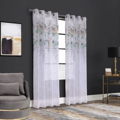 Floralie Light Filtering Grommet Curtain Panel