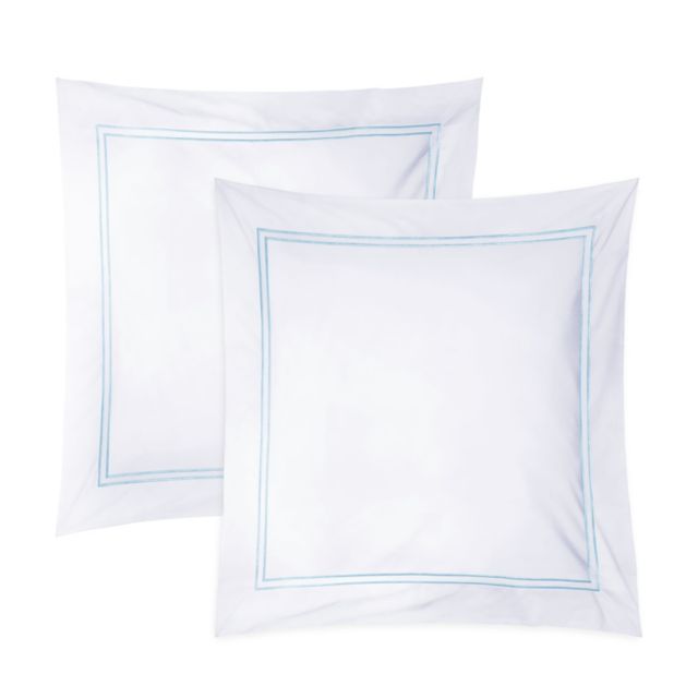 Blue on White