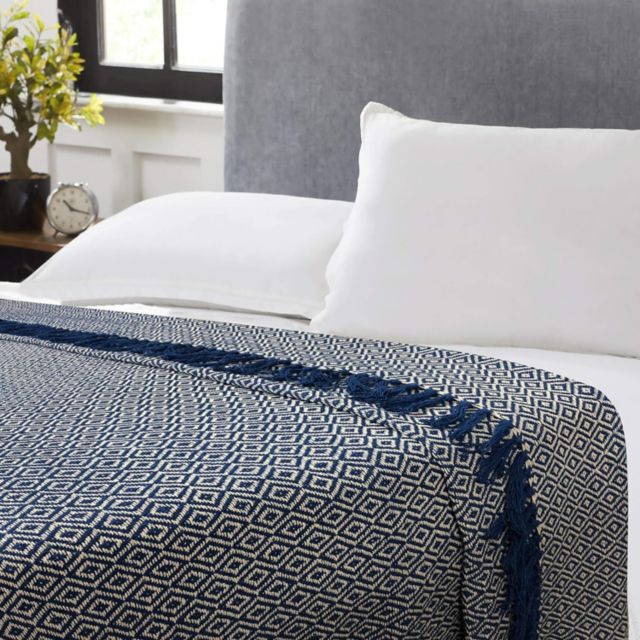 Blue/Ivory