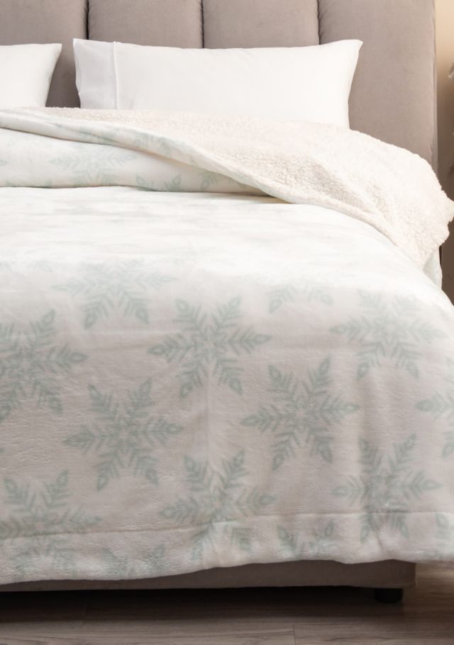 Pale Blue Snowflake