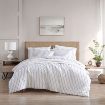 Trenton Stripe Cotton Duvet Cover Set