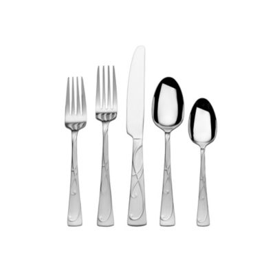 Gourmet Basics by Mikasa Blossom 20-pc Flatware Set, Service for 4