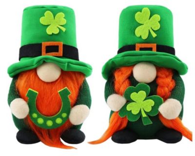 12" Irish Gnomes, Set of 2