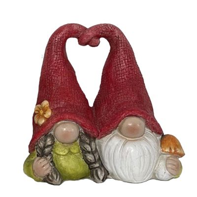 6" Resin Gnomes in Love