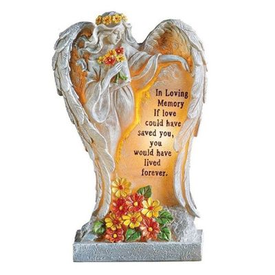 10" Solar Remembrance Angel