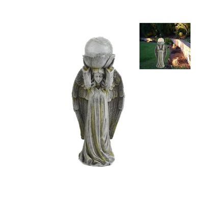 11.4 inch Solar Angel with Glass Ball
