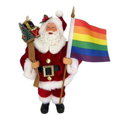 12 inch Pride Santa