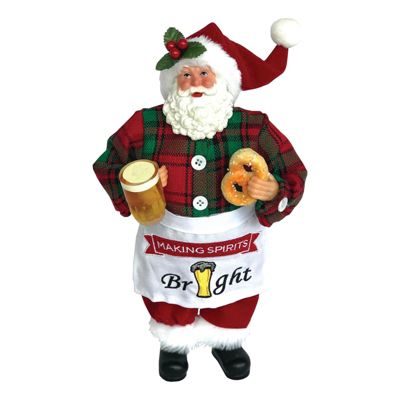 12 inch Making Spirits Bright Santa