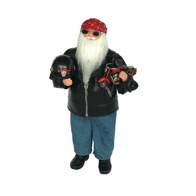 18 inch Biker Claus