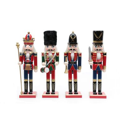 12 inch King and Guard Nutcrackers, Set of 4