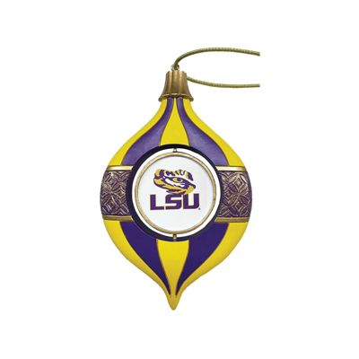 5.5 inch  LSU Spinning Bulb Ornament