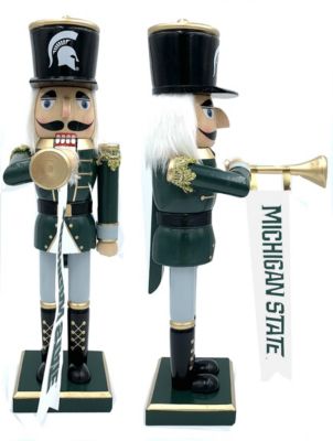 14 inch Michigan State Bugler Nutcracker