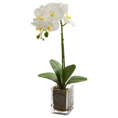 24-Inch Orchid Phalaenopsis Artificial Arrangement in Vase