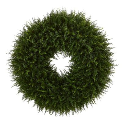 32-Inch Giant Cedar Artificial Wreath