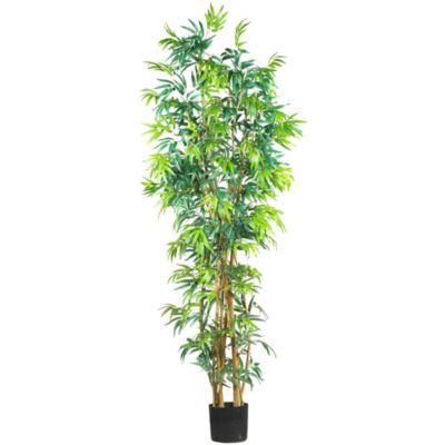 7-Foot Curved Bamboo Silk Tree