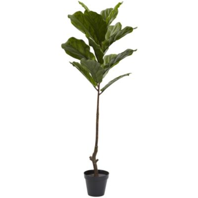 4-Foot Fiddle Leaf Tree UV Resistant (Indoor/Outdoor)