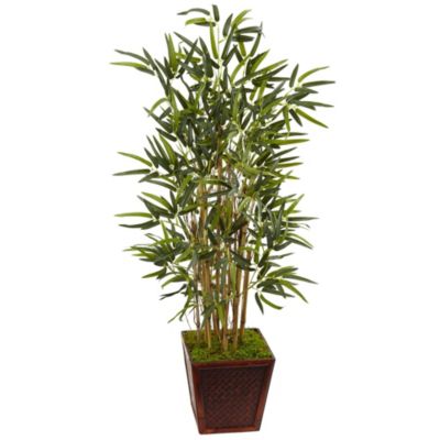 4-Foot Bamboo Artificial Tree in Bamboo Square