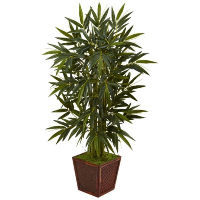 4-Foot Bamboo Artificial Tree in Bamboo Square