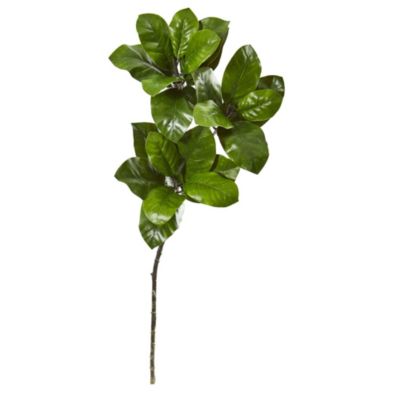 35-Inch Magnolia Leaf Artificial Spray Plant (Set of 3)