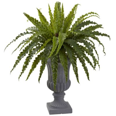 30-Inch Birds nest Fern Artificial Plant with Urn