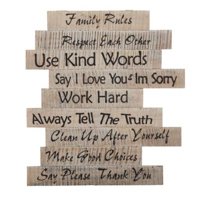 25-Inch Farmhouse Wood Inspirational Wall Art Decor