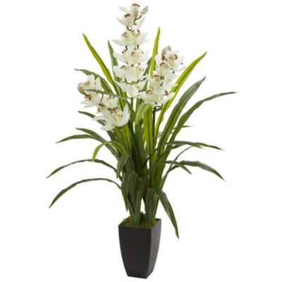 45-Inch Cymbidium Orchid Artificial Plant