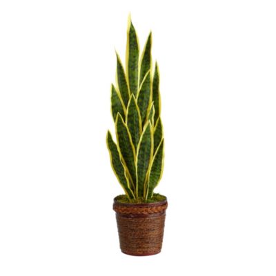 34-Inch Sansevieria Artificial Plant in Basket