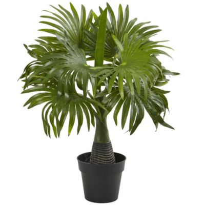 16-Inch Mini Fountain Palm Artificial Plant