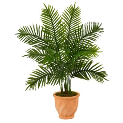 45-Inch Areca Palm Artificial Tree in in Terracotta Planter (Real Touch)