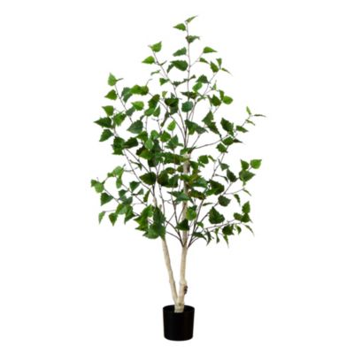 4ft. Artificial Birch Tree with Real Touch Leaves