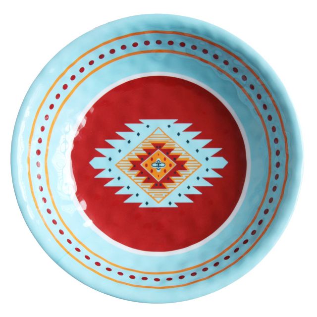 Turquoise, Red
