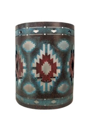 Colorful Aztec Rustic Southwestern Wall Sconce