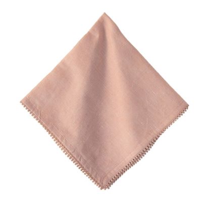 Berry Trim Blush Napkin