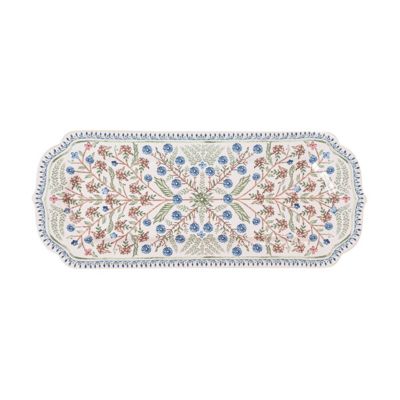 Villa Seville 15” Hostess Tray - Chambray