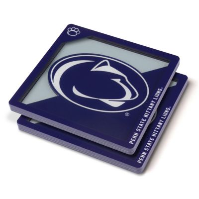Penn State Nittany Lions YouTheFan NCAA Penn St Nittany Lions 3D Logo Series Coasters
