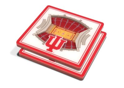 YouTheFan NCAA Indiana Hoosiers 3D StadiumView Coasters - Assembly Hall