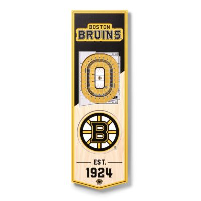 YouTheFan NHL Boston Bruins 3D Stadium 6x19 Banner - TD Garden