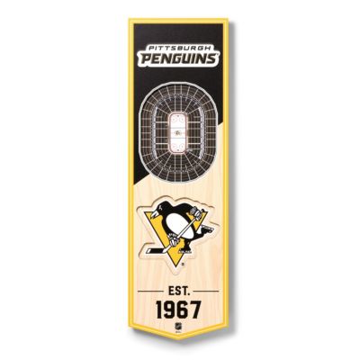 YouTheFan NHL Pittsburgh Penguins 3D Stadium 6x19 Banner - PPG Paints Arena