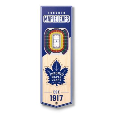 YouTheFan NHL Toronto Maple Leafs 3D Stadium 6x19 Banner - Scotiabank Arena