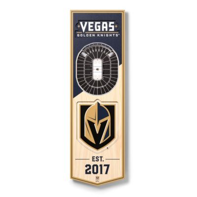 YouTheFan NHL Vegas Golden Knights 3D Stadium 6x19 Banner - T-Mobile Arena