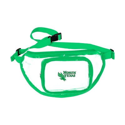 North Texas Mean Green NCAA North Texas Clear Fanny Pack