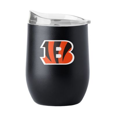 Logo Brands NFL Cincinnati Bengals 16oz Flipside Powder Coat Curved Beverage