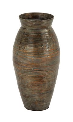 Traditional Bamboo Wood Vase