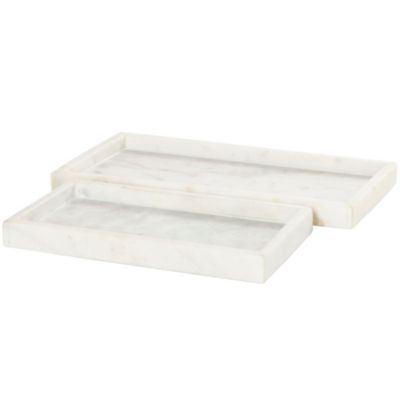 Modern Marble Tray - Set of 2