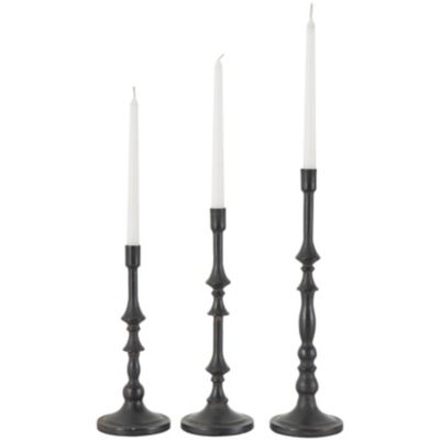 Traditional Metal Candle Holder - Set of 3