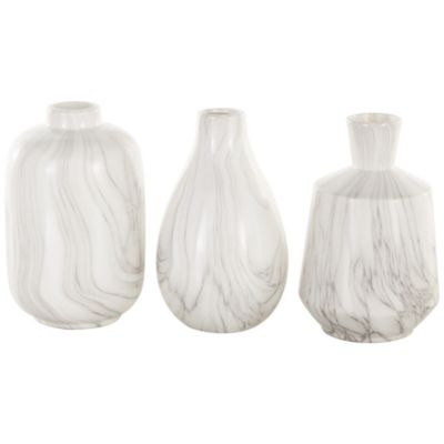 Transitional Ceramic Vase - Set of 3