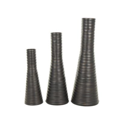 Modern Metal Vase - Set of 3