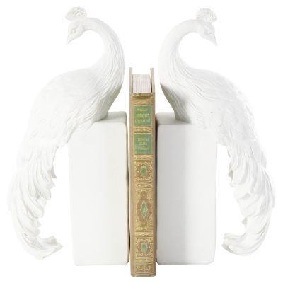 Traditional Resin Bookends - Set of 2